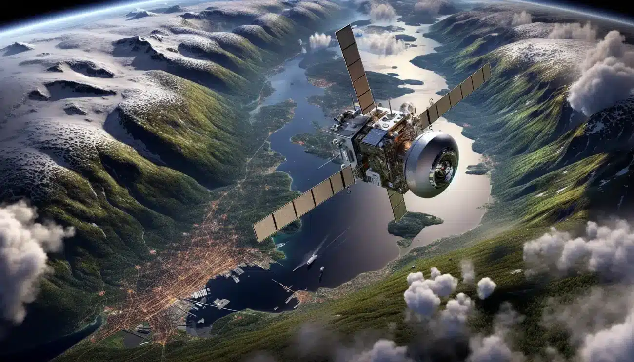 Satellitter miljoovervakning vi maler co2 fra rommet bekjemper klimaendringer hovedbilde