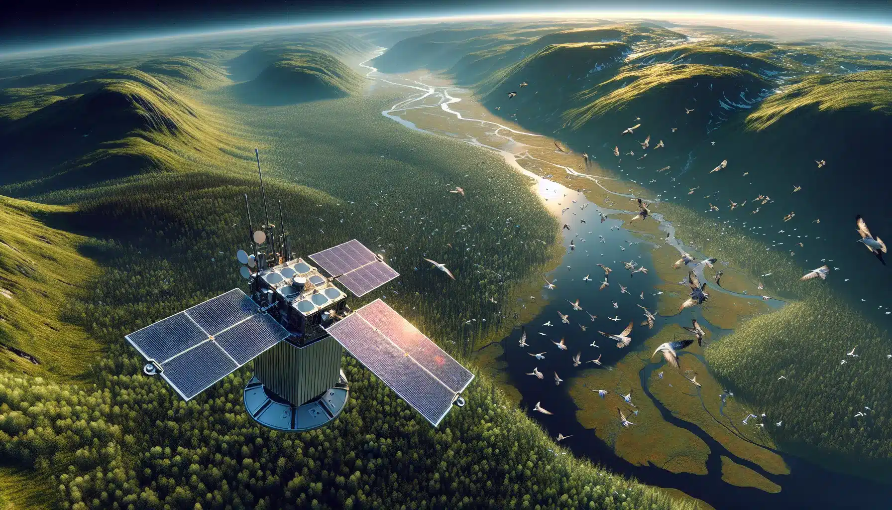 Hvordan satellitter hjelper med &aring; spore migrasjonsm&oslash;nstre: sanntidsinnsikt for artsvern &ndash; illustrasjon 1