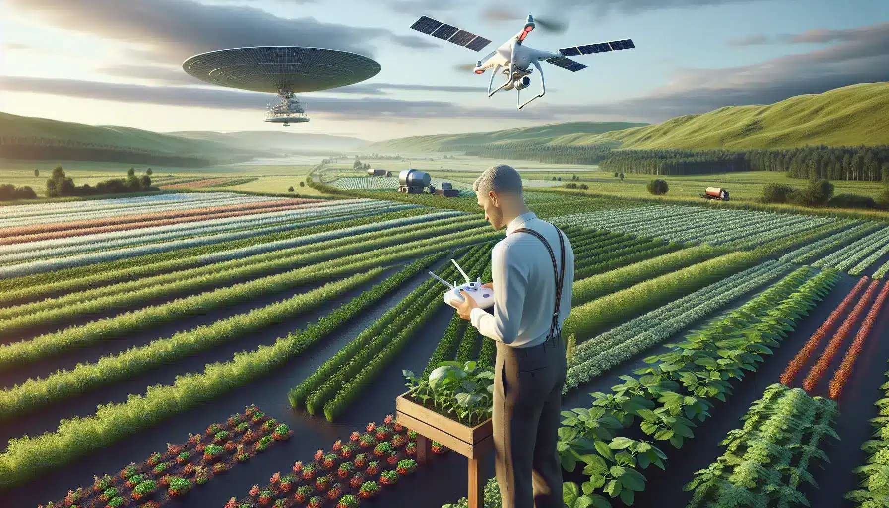 Droner og satellitter – to teknologier som jobber sammen for bedre data og smartere beslutninger 3 Droner og satellitter – to teknologier som jobber sammen for bedre data og smartere beslutninger – illustrasjon 2