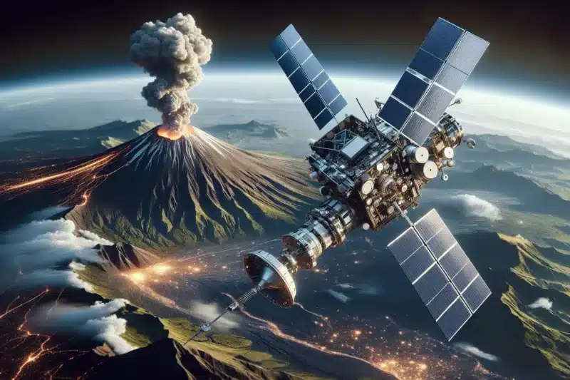 Satellitter og overvåkning av vulkaner: forutsier utbrudd med insar, termisk og gassdata