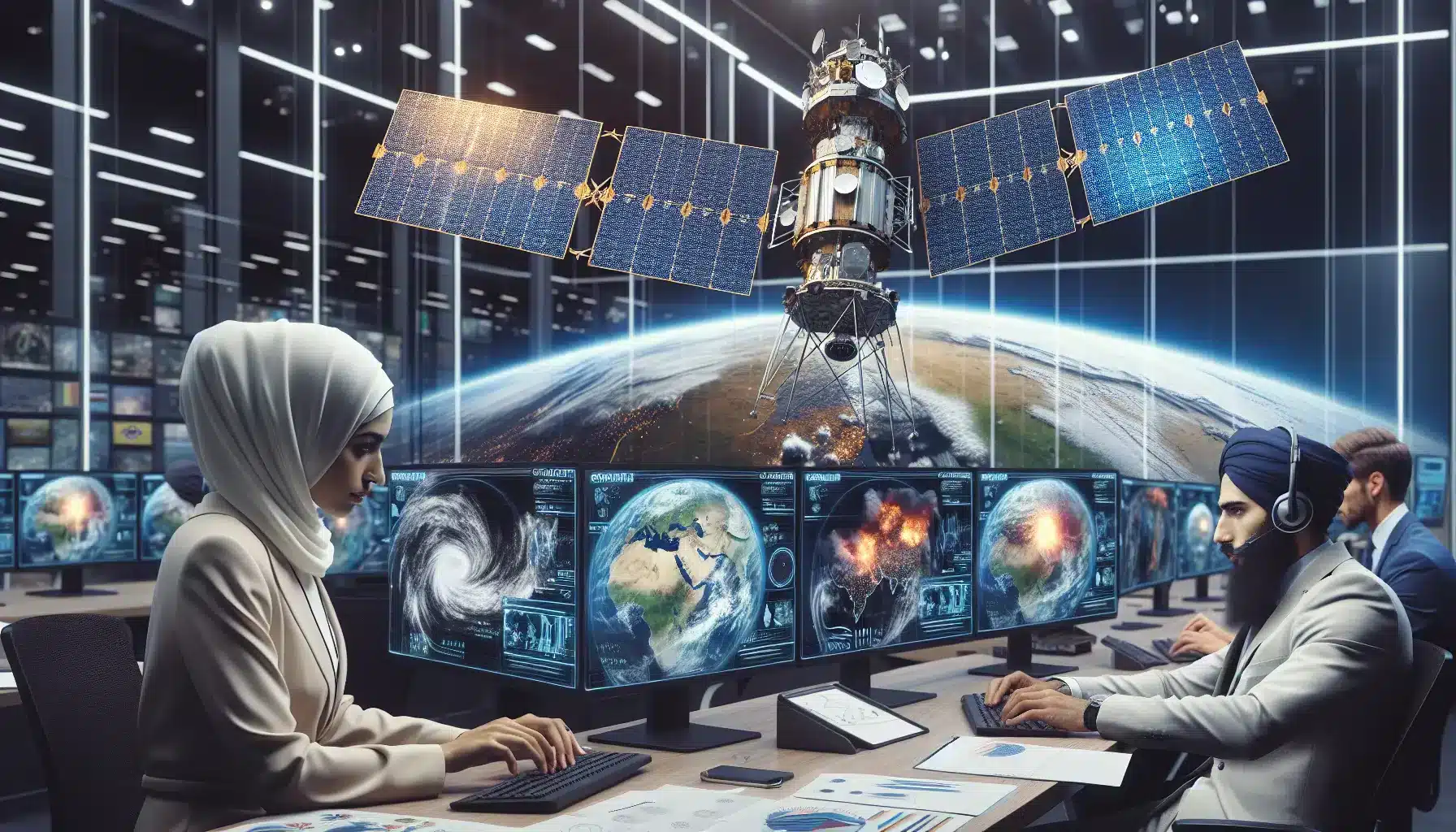Hvordan satellitter muliggjør global humanitær hjelp: sanntidsdata og kommunikasjon i nødhjelp – illustrasjon 1