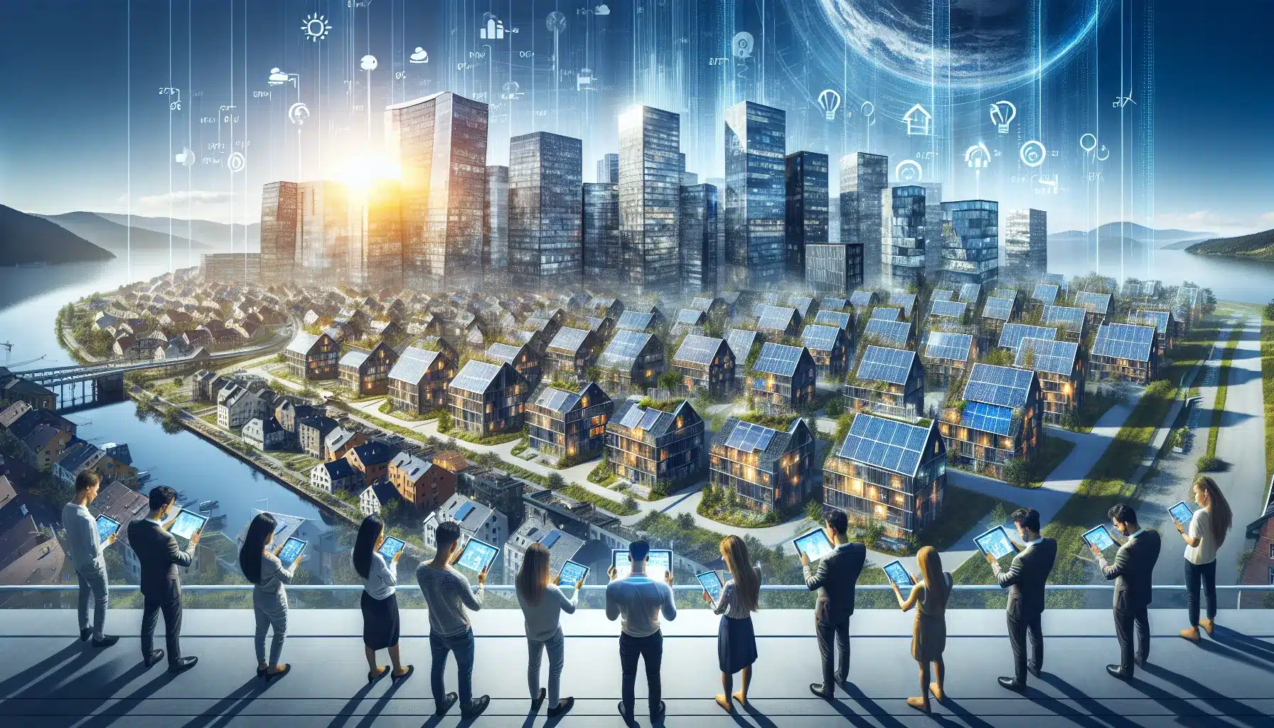 Satellitter og overv&aring;kning av energiforbruk: bygger smartere byer med sanntidsdata &ndash; illustrasjon 2