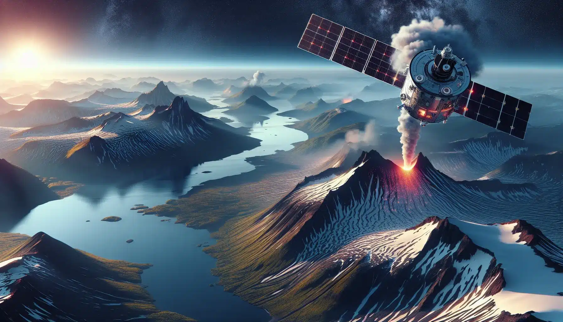 Satellitter og overv&aring;kning av vulkaner: forutsier utbrudd med insar, termisk og gassdata &ndash; illustrasjon 1