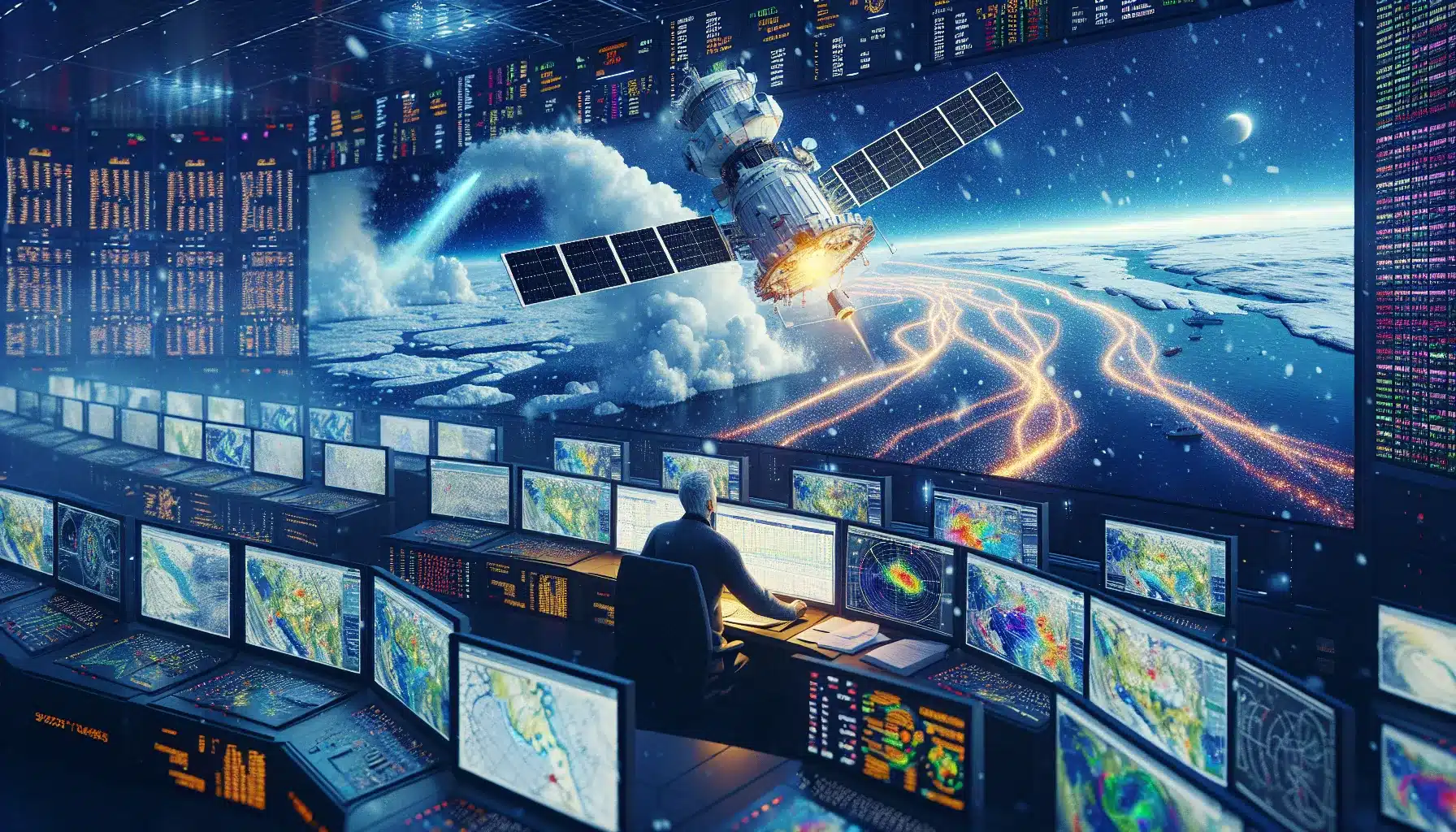 Hvordan satellitter hjelper med &aring; spore v&aelig;rfenomener: sanntidsdata, ekstremv&aelig;r og bedre varsler &ndash; illustrasjon 2