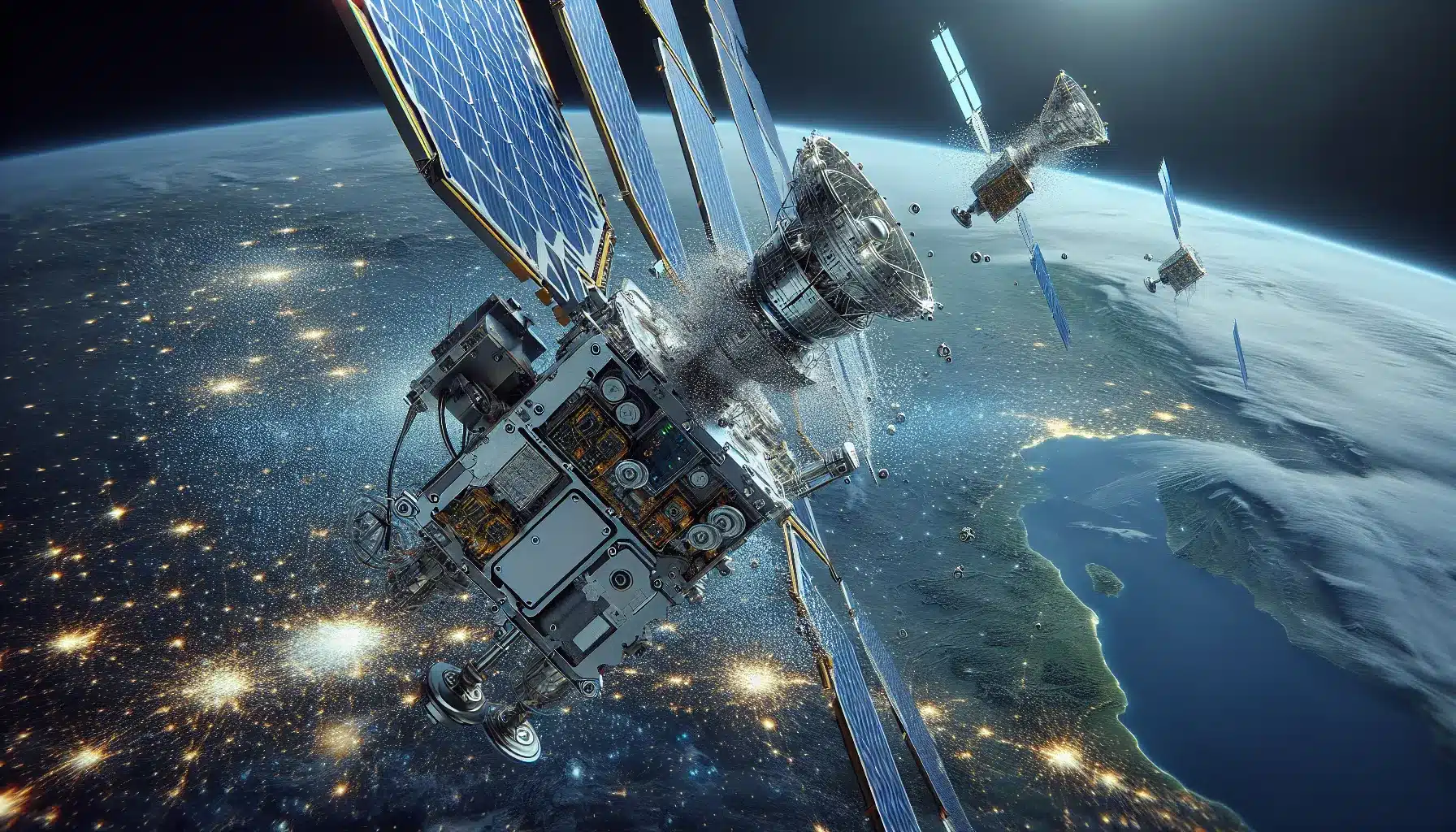 Satellitter i roms&oslash;ppeloverv&aring;kning: holder verdensrommet rent med radar, optikk og ai &ndash; illustrasjon 2