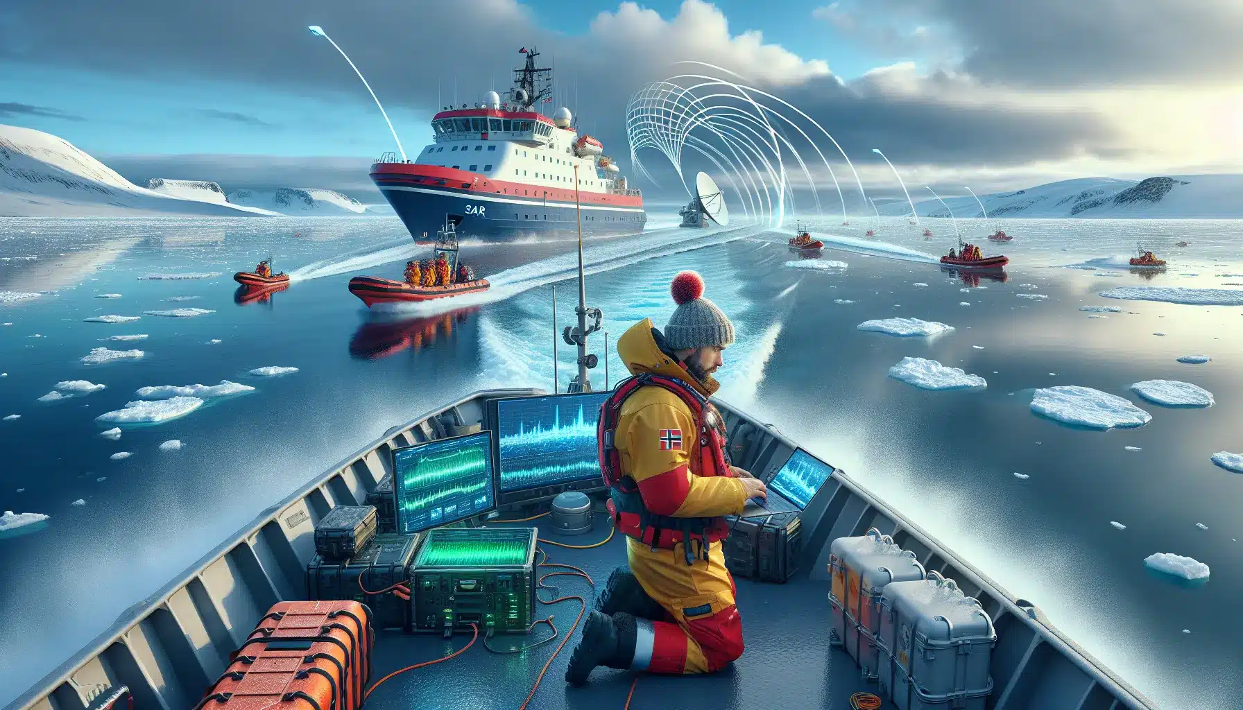 Hvordan satellitter muliggjør sanntidskommunikasjon i avsidesliggende områder 2 Hvordan satellitter muliggjør sanntidskommunikasjon i avsidesliggende områder – illustrasjon 1