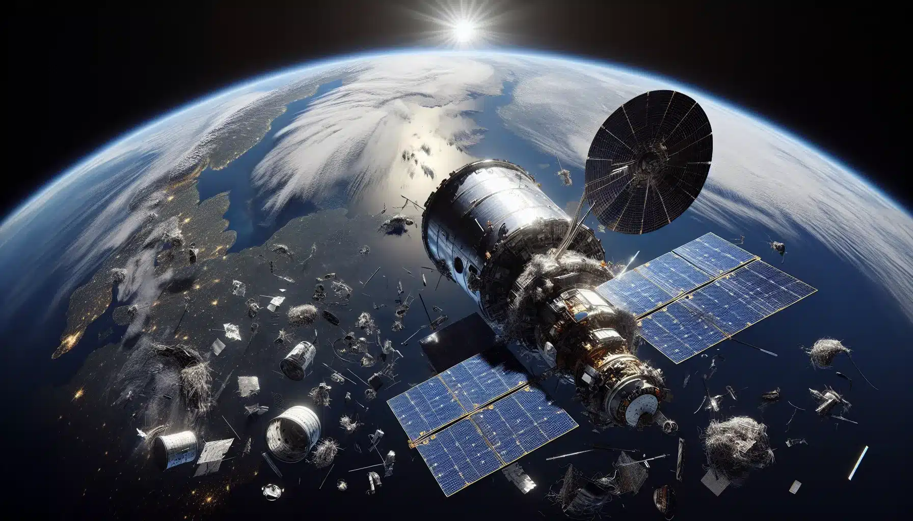 Hvordan satellitter hjelper med &aring; overv&aring;ke og redusere roms&oslash;ppel &ndash; illustrasjon 1